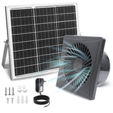 SHENVITASO solar exhaust fan with an 8-inch vent for efficient small-space cooling