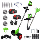 SHGYMY electric weed wacker foldable frame for easy storage.