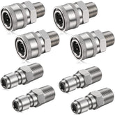 Shimeyao four-set one-quarter-inch quick-connect adapters for secure connections.