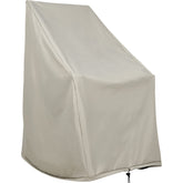 Shine Company 4361 rocking chair cover in gray provides weatherproof protection.