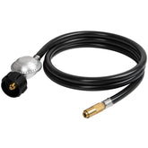 SHINESTAR 6ft propane hose connection for Blackstone griddles, enabling flexible outdoor setups.