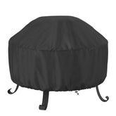 SHINESTAR fire pit cover 36in diameter shields your round pit from rain