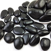 SHIZWU natural black river rocks set for durable outdoor decor and drainage