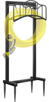 Shomextol garden-hose-holder-base-upgrade with four anchors for stability.