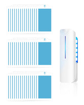 Shootingstar 48-pcs glue cards for BURLAN QH009A indoor trap capture mosquitoes and fruit flies.