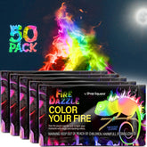 Shop Square Fire Dazzle packets packaging enables quick, colorful fire displays