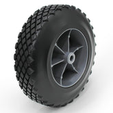 Showingo 0G8651 plastic wheel with 9.5-inch diameter for Generac, ideal for rugged movement.