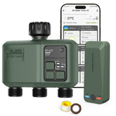 Shrivee smart sprinkler timer outdoor installation for easy irrigation control.