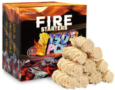Shwuevei fire starter cubes beneath charcoal for quick, clean ignition
