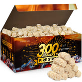 Shwuevei fire starter sticks pack lights charcoal and wood efficiently for indoor or outdoor fires