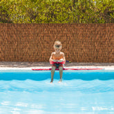 SHYDZYYC brown reed fence roll—6ft by 16.4ft, ideal for privacy and sun shading