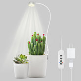 Shyineyou clip-on grow light mounted on a desk for compact plant growth