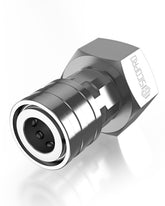 SICOPRO hose adapter converts 3/4 inch hose to 1/4 quick-connect for high-pressure cleaning.
