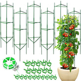 Sidefusi tomato cage 48inch height supports tall plants outdoors