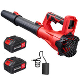 SIEARPUORL 650CFM cordless blower ready for driveway cleanup