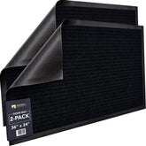 Sierra Concepts front door mat ribbed polyester for scraping dirt from shoes.