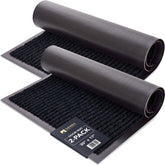 Sierra Concepts front door mat ribbed black 30x17, great for scraping dirt at the entry.