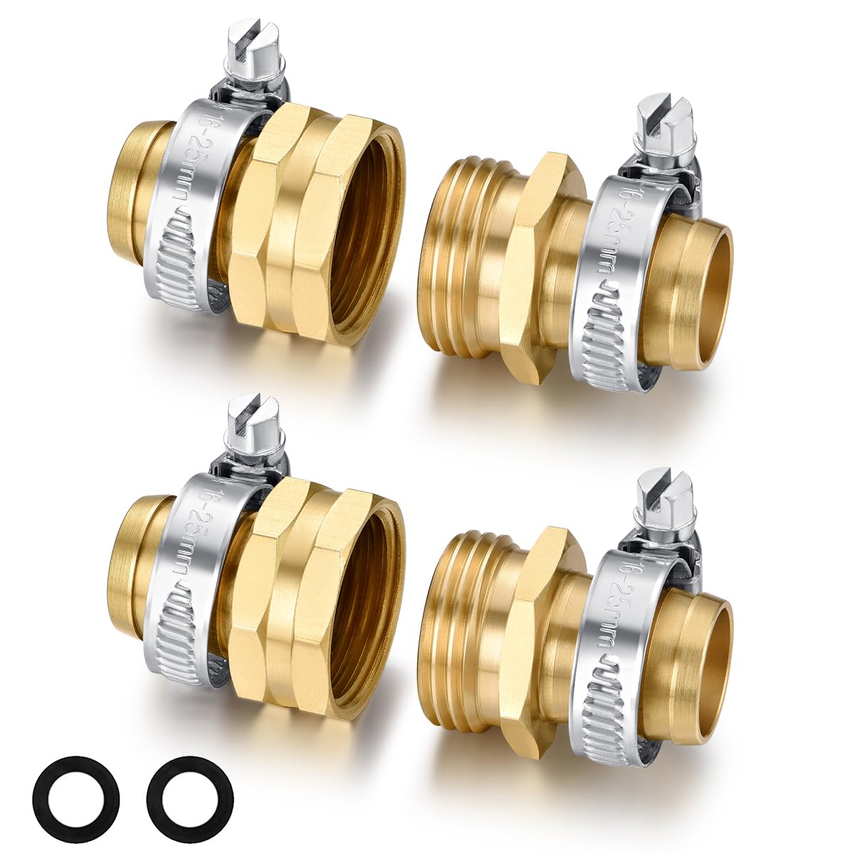SIGURANTA brass garden hose end male for secure connections.