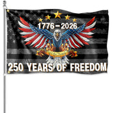 siixoi American 250th anniversary flag 3x5 for outdoor display with durable grommets