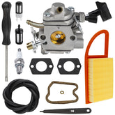 SIMPERAC BR600 carburetor closeup shows precise machining for reliable performance.
