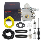 SIMPERAC carburetor for Craftsman 25cc weed eater assembly improves starting reliability.