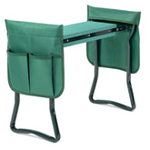 Simple Deluxe garden kneeler folded for compact storage and portability.