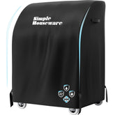 Simple Houseware 32in grill cover, side view, weather protection