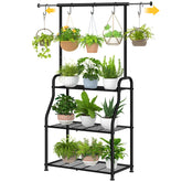 Simple Trending plant stand with extendable hanging rod for customizable plant display.