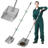 Sindarhor 2-in-1 design poop scooper for fast coop cleanup