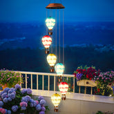 Singingarden solar wind chimes outdoor light for cozy evenings.