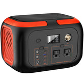 SinKeu 600W portable power station front view powering devices on the go.