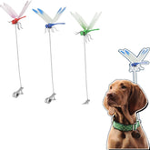 SinSed fake dragonfly clip in blue enhances outdoor decor and deters pests.
