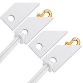 Sintuff flagpole snap cover in white reduces noise for quieter flag displays.