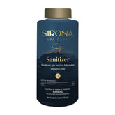Sirona Spa Care Simply Sanitizer bottle for smooth startup dosing and upkeep
