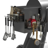 Sirozi magnetic storage bin attached to Traeger Ironwood 885 for quick tool access