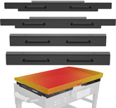 Sivsis wind guard front view on Blackstone 28, improves flame stability in wind