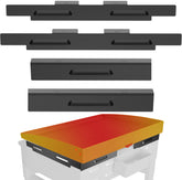 Sivsis wind guard bottom edge front view shows quick, secure installation for steadier flames.