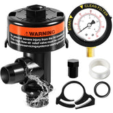 sixcow high flow manual relief valve assembly shows efficient pressure relief for pool and spa filters