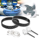 sixcow MX8 Elite tune-up kit flex turbine enhances wall climbing and floor cleaning.