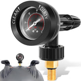 Sixcow R0357200 brass air-relief valve with gauge improves filter airflow