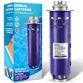 sixcow replacement mineral cartridge W28002 cap-off view for simple DIY replacement.