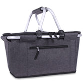 SIYUAN picnic basket folds flat for space-saving storage