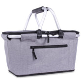 SIYUAN picnic basket folded compact for easy trunk storage and closet fit.