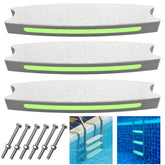 SKARUMMER pool ladder steps 18inch close-up, durable ABS construction for lasting pool access.
