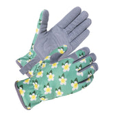 SKYDEER premium deerskin gloves front view showing soft suede for gardening comfort