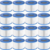 Slamate Type S1 spa filter 16-pack for Intex PureSpa keeps water crystal clear