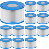 Slamate Type VI spa filter pack—twelve filters for compatible hot tubs.