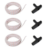 Slinvilopa pull cord kit with three 10ft cords for lawn mowers and generators