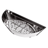 Slow 'N Sear Deluxe charcoal basket in 22-inch Weber setup for indirect cooking.