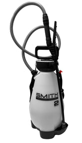 Smith Multi-Use 2-Gallon Bleach Sprayer setup showcasing portable durability for professional cleaning tasks.
